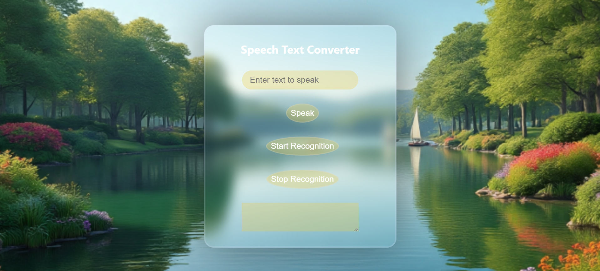 Speech Text Convertor